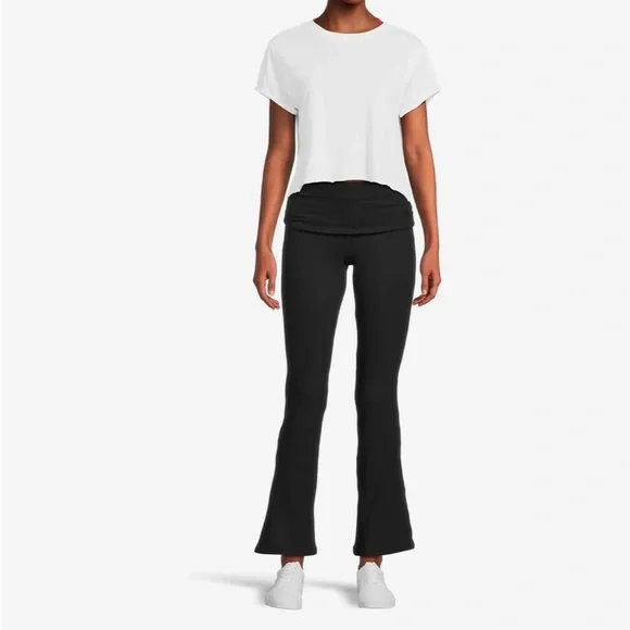 FP Movement Aced It Black Boot Cut Flare Pants Size L LIKE NEW - Picture 5 of 11